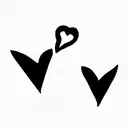 Razor blade with heart inside tattoo design idea