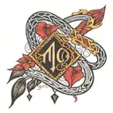 God is greater than highs and lows along with infinity and heartbeat symbol tattoo design idea