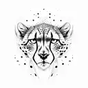 cheetah tattoo design idea