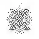 arrow with Celtic Knot tattoo design idea