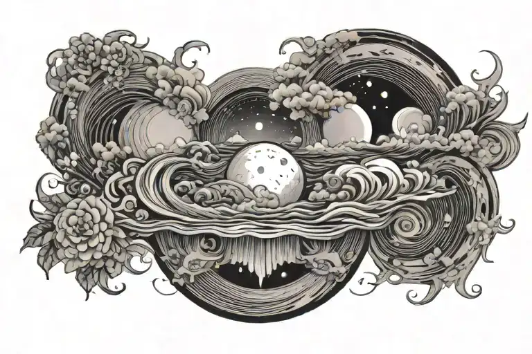 swift as a coursing river, force of a great typhoon, strength of a raging fire, mysterious as the dark side of the moon tattoo design idea