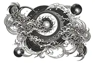 swift as a coursing river, force of a great typhoon, strength of a raging fire, mysterious as the dark side of the moon tattoo design idea