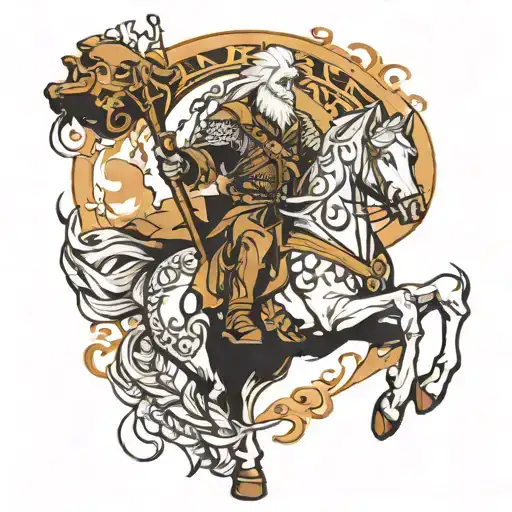 make me a tattoo for vinland saga tattoo design idea