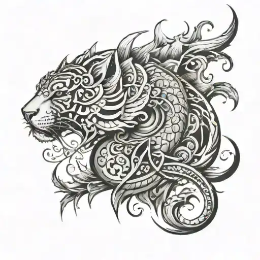 I want the tattoo to say adu, I also want it to have a Indonesian style and Indonesian symbols to it.  tattoo design idea