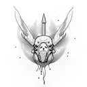 Hunt butcher tattoo design idea