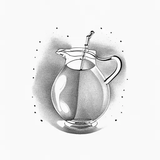 milk jug tattoo design idea