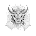 demon  tattoo design idea