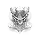 demon  tattoo design idea