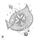 cosmos Stoner  tattoo design idea