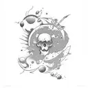 cosmos Stoner  tattoo design idea