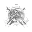 cosmos Stoner  tattoo design idea