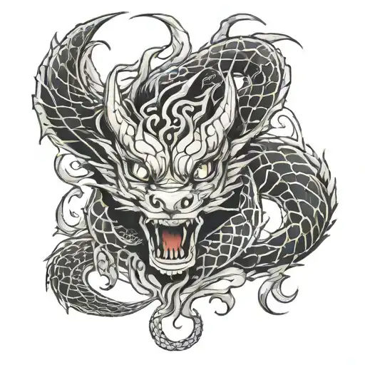 feminine dragon tattoo inside the arm  tattoo design idea