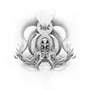 in utero nirvana tattoo design idea