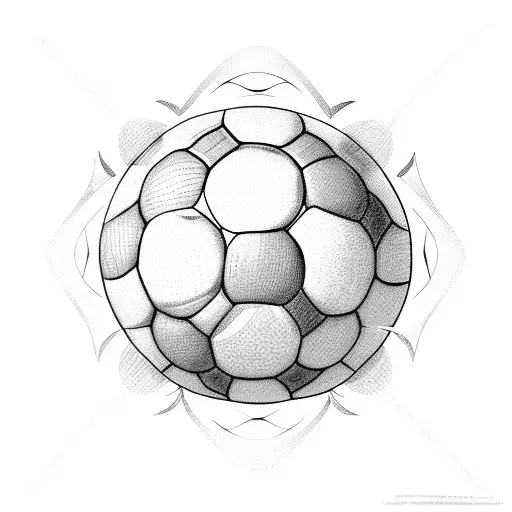 balon de futbol con alas tattoo design idea