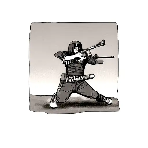 rock music, counter strike tattoo design idea