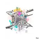 horizon zero dawn forearm tattoo design idea