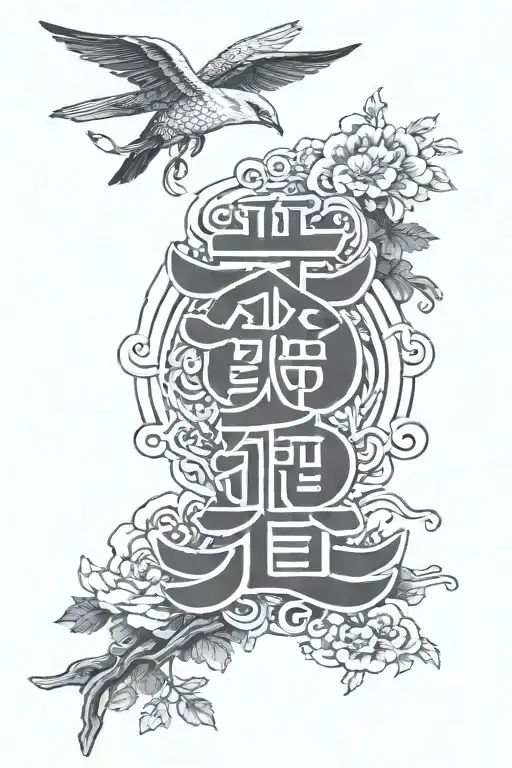 I want to see a symbol of karma with the inscription karma, I want to place the tattoo on the upper part of the forearm tattoo design idea