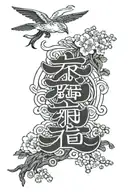 I want to see a symbol of karma with the inscription karma, I want to place the tattoo on the upper part of the forearm tattoo design idea