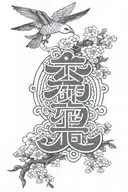 I want to see a symbol of karma with the inscription karma, I want to place the tattoo on the upper part of the forearm tattoo design idea