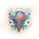 mind flayer tattoo design idea