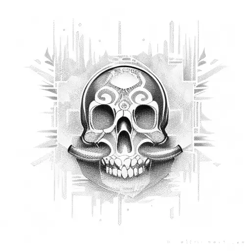 die in silence  tattoo design idea