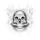 die in silence  tattoo design idea