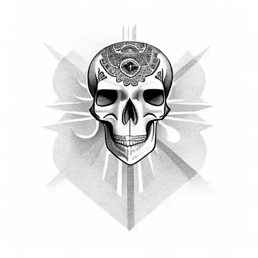 the pharse "The Ledge" above a mexican skull with 1978 underneath tattoo design idea