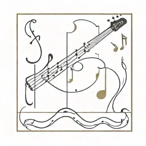 Music is the language of emotions, the ones that make you vibrate in front of the boxes tattoo design idea