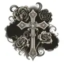 beautiful cross tattoo tattoo design idea