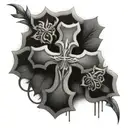 beautiful cross tattoo tattoo design idea