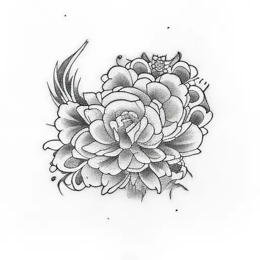 Raven tattoo design idea