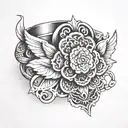 finger ring tattoo tattoo design idea