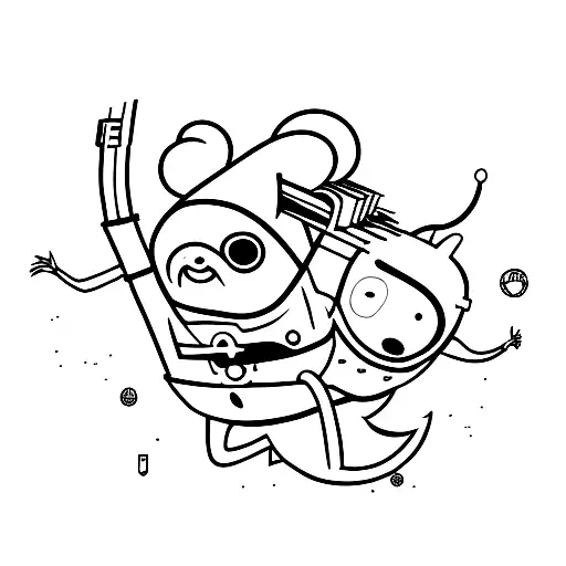  Adventure Time tattoo design idea