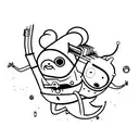  Adventure Time tattoo design idea