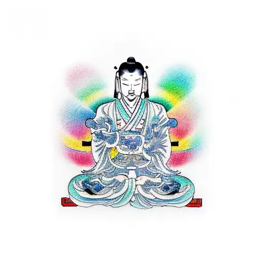 buda tattoo design idea