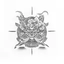 buda tattoo design idea