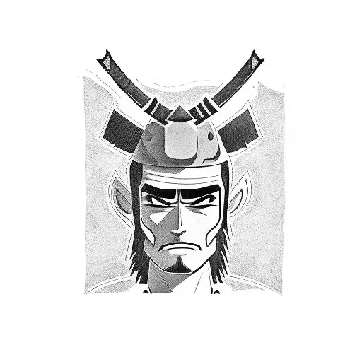 Samurai Jack tattoo design idea