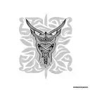 anglo saxon pattern tattoo design idea