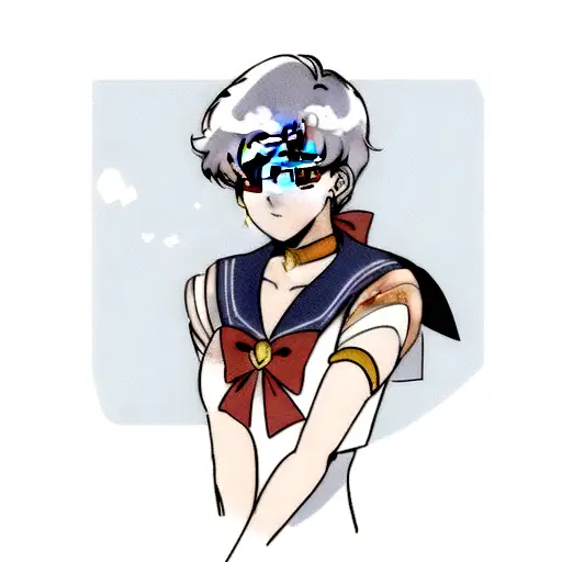 Sailor moon sleave masculine tattoo design idea