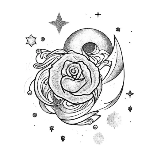 Sailor moon symbols tattoo design idea