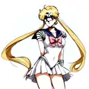 Sailor moon masculine tattoo design idea