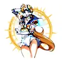 Sailor moon masculine tattoo design idea