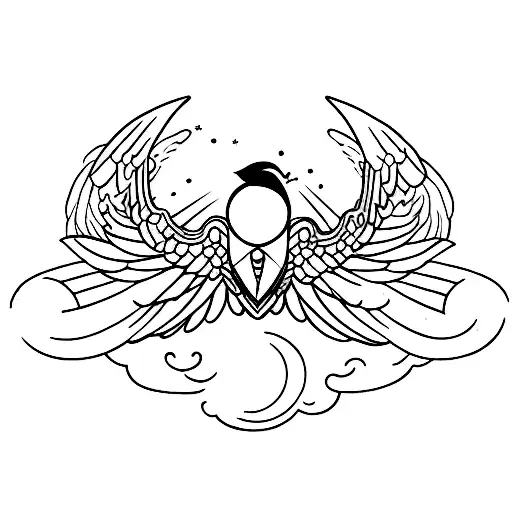 the icarus tattoo design idea