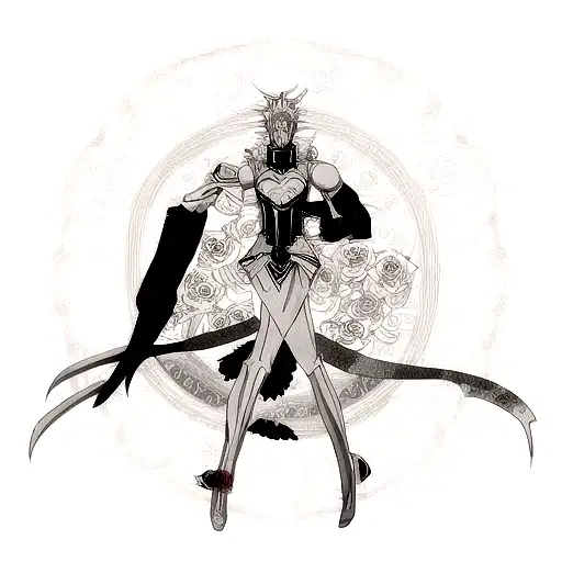 sleeve with roses American flog god and templar knight's and egel tattoo design idea