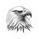 eagle infinity imperialism tattoo design idea