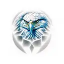 eagle infinity imperialism tattoo design idea
