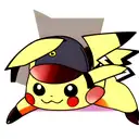 Pikachu with cap ash tattoo design idea