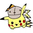 Pikachu with cap ash tattoo design idea