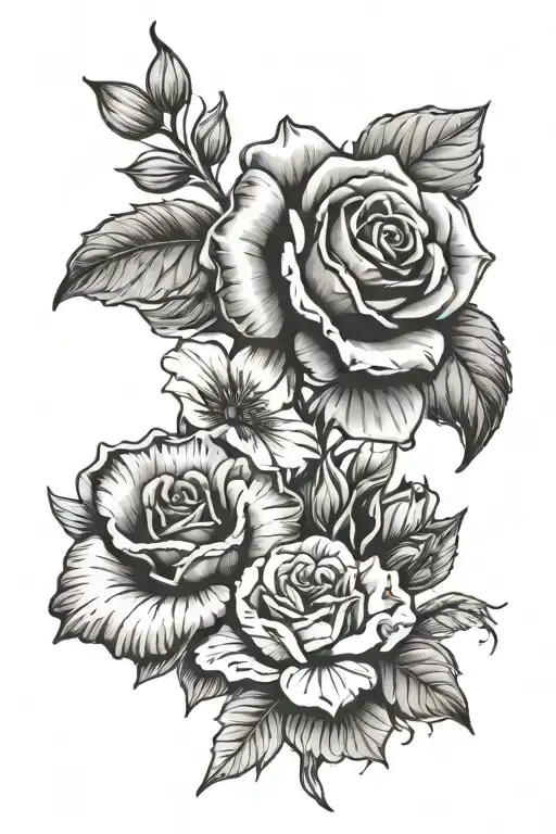 remembrance for mother   tattoo design idea