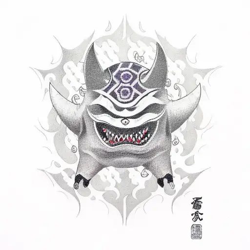 Gengar tattoo design idea